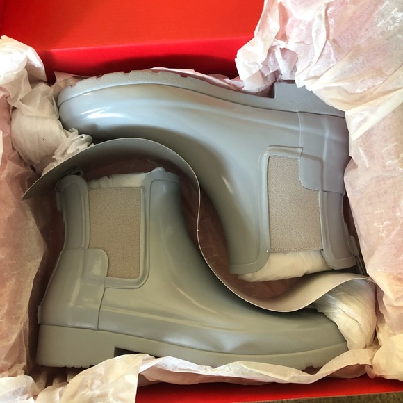NWT HUNTER Refined Chelsea Short Rain Boots - Picture 4 of 8